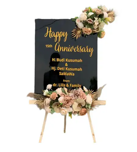 Papan Bunga Akrilik Mandau Talawang