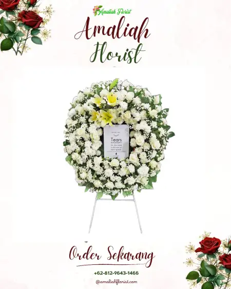 Krans Bunga Duka Mandau Talawang