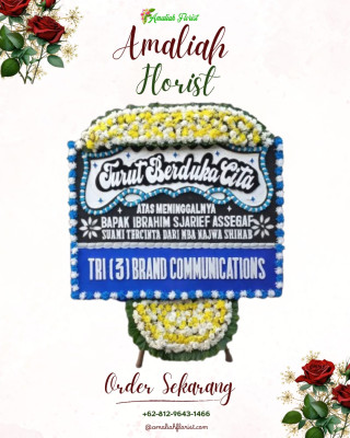 Papan Bunga Duka di Mandau Talawang