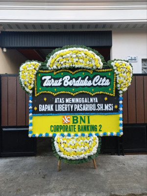 Papan Bunga Duka di Mandau Talawang